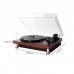 Bluetooth Vinyl Record Player with Speakers Solid Wood LP Record Player Living Room Decoration Gift