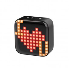 5W BT5.0 True Wireless Stereo Bluetooth Speaker Mini Speaker Rechargeable LED Speaker (Black)