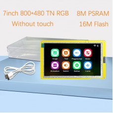ESP32-S3 Development Board with 7 Inch TN Touch Screen 8M PSRAM 16M Flash for IoT Development