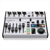 FLOW8 Original 8-Input Digital Mixer Bluetooth Mixing Console USB/Audio Interface for Behringer