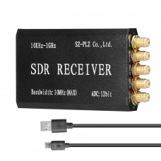 10K-1GHz SDR Receiver 10MHz Bandwidth AM FM SSB SSTV ISS SDR Radio Receiver with Shell + Data Cable