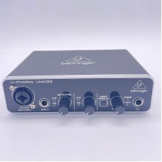 U-PHORIA UMC22 2x2 USB Audio Interface Original External Sound Card with Mic Preamp for Behringer