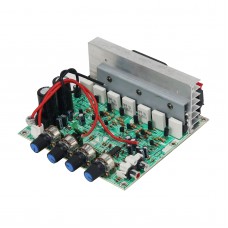 3-CH Subwoofer Amplifier Board 2.1 Amplifier Board 100W*2 + 120W*1 Fan Cooling            