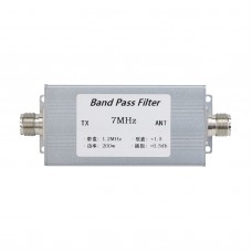 7MHz Band Pass Filter BPF Bandpass Filter Anti-Interference Improved Receiving Sensitivity 200W