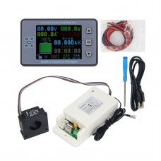 120V 200A Voltage Current Meter Battery Capacity Manager VAC8810F 2.4" Color LCD without Bluetooth