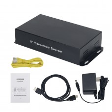 GOSAFE-DE6509S H.265 H.264 16 Channel Network Monitoring Video Decoder with HDMI and VGA Output Interface