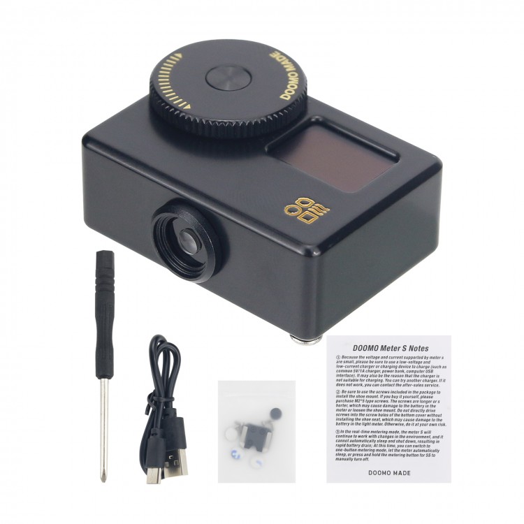 Light Meter for DOOMO Meter S Brass Version High Accuracy Lens and Long