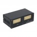 Black MIC-73 Voice Control Square Analog VU Meter Wire-free with Aluminum Alloy Panel and LED Warm Backlight