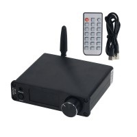 BRZHIFI BT-30 BT5.1 Bluetooth Receiver USB DAC ES9038 Audio Decoder (Black) for LDAC APTX-HD