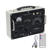 High Quality Crystal Radio Medium Wave and Shortwave Retro Crystal Radio with FM Radio and MP3 Music Player Module