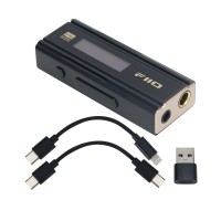 FiiO KA5 Portable Headphone Amplifier High Fidelity Decoder Balanced 4.4 PC Sound Card with OLED Screen