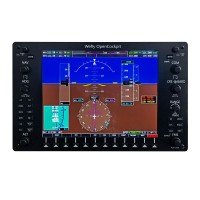 Wefly OpenCockpit G1000 Primary Flight Display Plug-and-Play PFD 10.4" LCD for Flight Simulation