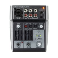 Xenyx 302USB 5-Input Audio Mixer Original Mixing Console Mic Preamp USB/Audio Interface for Behringer