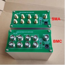 100M OCXO for 0.1Vpp-5Vpp Frequency Divider Distribution Amplifier 15dBm Clock Distributor with 8-Channel Output