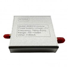 HT002 1MHz - 8000MHz RF Power Meter AD8318 Module Logarithmic Detector Controller for Power Detection