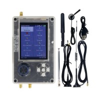 V1.9.1 HackRF One R9 + Upgraded PortaPack H2 3.2" LCD + Plastic Shell + 5 Antennas + USB Cable