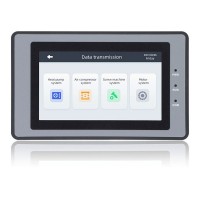 4.3" 480x272 Resistive Touch Screen HMI Display Single Serial Port for Industrial Automation Devices