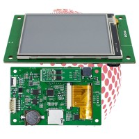 2.8 Inch Resistive Touch Screen HMI Display LCD with RS232 Communication for Smart Home Control Box