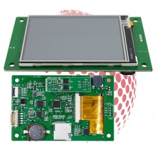 2.8 Inch Resistive Touch Screen HMI Display LCD with RS232 Communication for Smart Home Control Box