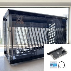 Mini Graphics Card Box Video Card Box + GPU Dock + 100cm/39.4" USB4 Data Cable for Thunderbolt 4 & 3