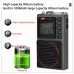 HRD-787 High Performance Portable Full Band Radio Support Bluetooth TF Card APP Remote Control SOS Alarming