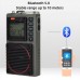 HRD-787 High Performance Portable Full Band Radio Support Bluetooth TF Card APP Remote Control SOS Alarming