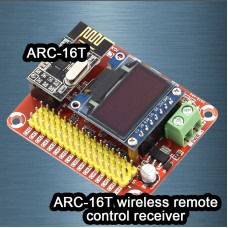 ARC-16T 16-Channel Wireless Remote Control Transmitter Model Airplane Remote Control FPV Transmitter Module with OLED Screen