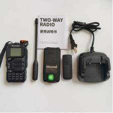 UV-K5 Portable Walkie Talkie One Key Frequency Matching AM/FM 50 - 599 Receiving 3-Band Transmission