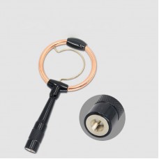 VHF/UHF UV Dual Band Loop Antenna136-174/400-470MHz 2dBi/3dBi Gain Short Antenna for YEASU Radio (SMA-J Connector)