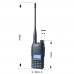 TYT TH-UV98 10W VHF UHF Radio Handheld Transceiver Walkie Talkie w/ Programming Cable & Long Antenna