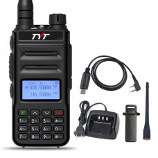 TYT TH-UV88 5W VHF UHF Radio Long-Range Handheld Transceiver Walkie Talkie with Programming Cable
