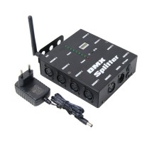 8-Channel DMX Splitter Signal Amplifier Wireless DMX512 Signal Splitter for Stage Light Control
