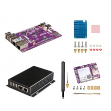 CM4_SSD_Dual Ethernet Expansion Board 2.5Gbps and Gigabit Ethernet PCIE NVME SSD M.2 2.5G (CAT4 4G Version)
