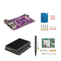 CM4_SSD_Dual Ethernet Expansion Board 2.5Gbps and Gigabit Ethernet PCIE NVME SSD M.2 2.5G (for Qualcomm 4G Version)