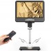 Andonstar AD207S-10Pro 10-inch UHD Screen and 26cm Stand Digital Microscope for Electronics Soldering and Repairing