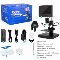 Andonstar AD246S-P 7-inch UHD Screen Digital Microscope for Electronics Repairing and Biological Observation
