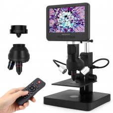 Andonstar AD249S-P 10-inch UHD HDMI Digital Microscope for Electronics Repairing and Biological Observation
