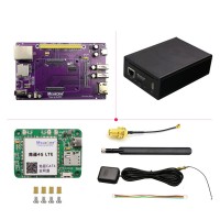 CM4 Mini IO Expansion Board (R3) with Case and 4G GPS Kit for Qualcomm Gigabit Ethernet 1000Mbps for Raspberry Pi 3B+