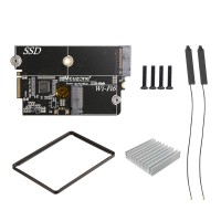 R5S R6C Dedicated SSD & WiFi6 Board NVME Adapter Board with 3D Fixed Frame and WiFi Antenna Converter Board for NanoPi
