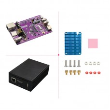 CM4 POE SSD Expansion Board (Standard Version) with Aluminum Alloy Case NVME M.2 4-Channel USB2.0 for Raspberry Pi CM4