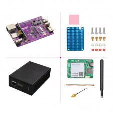 CM4 POE SSD Expansion Board (Standard Version) with CM4 4G Mini Module NVME M.2 4-Channel USB2.0 for Raspberry Pi CM4