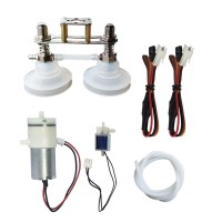 50MM Double-sucker Mechanical Arm Vacuum Pump Suction Cup 10 - 20KG with Electronic Switch for Arduino DIY Kit
