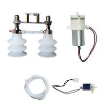 Mechanical Arm Vacuum Pump Suction Cup without Electronic Switch 6KG Double-sucker for MG995 DS3218 KS3518