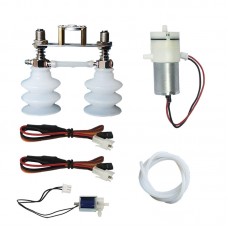 Mechanical Arm Vacuum Pump Suction Cup with Electronic Switch 6KG Double-sucker for MG995 DS3218 KS3518