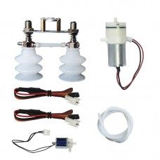 Mechanical Arm Vacuum Pump Suction Cup with Electronic Switch 6KG Double-sucker for MG995 DS3218 KS3518