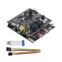 ADAU1452 DSP Board + AD1938 Audio CODEC Board 192KHz 24Bit + USBi Emulator Burner USB Programmer