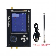 1MHz-6GHz Assembled SDR Radio with PortaPack H2 + HackRF One R9 V2.0.0 + 1 Antenna + Data Cable