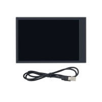 3.5" IPS Monitor LCD Monitor Screen w/ Transparent Shell RGB Breathing Light USB Display Sub-Screen