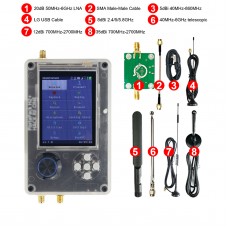 Upgraded PortaPack H2 + HackRF One R9 V2.0.0 SDR Radio Assembled w/ Plastic Shell 3.2" LCD Antennas