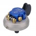 HEC Semi-Closed Telegraph Key Dual-Paddle CW Key Stainless Steel Morse Key Ham Everyday Contact